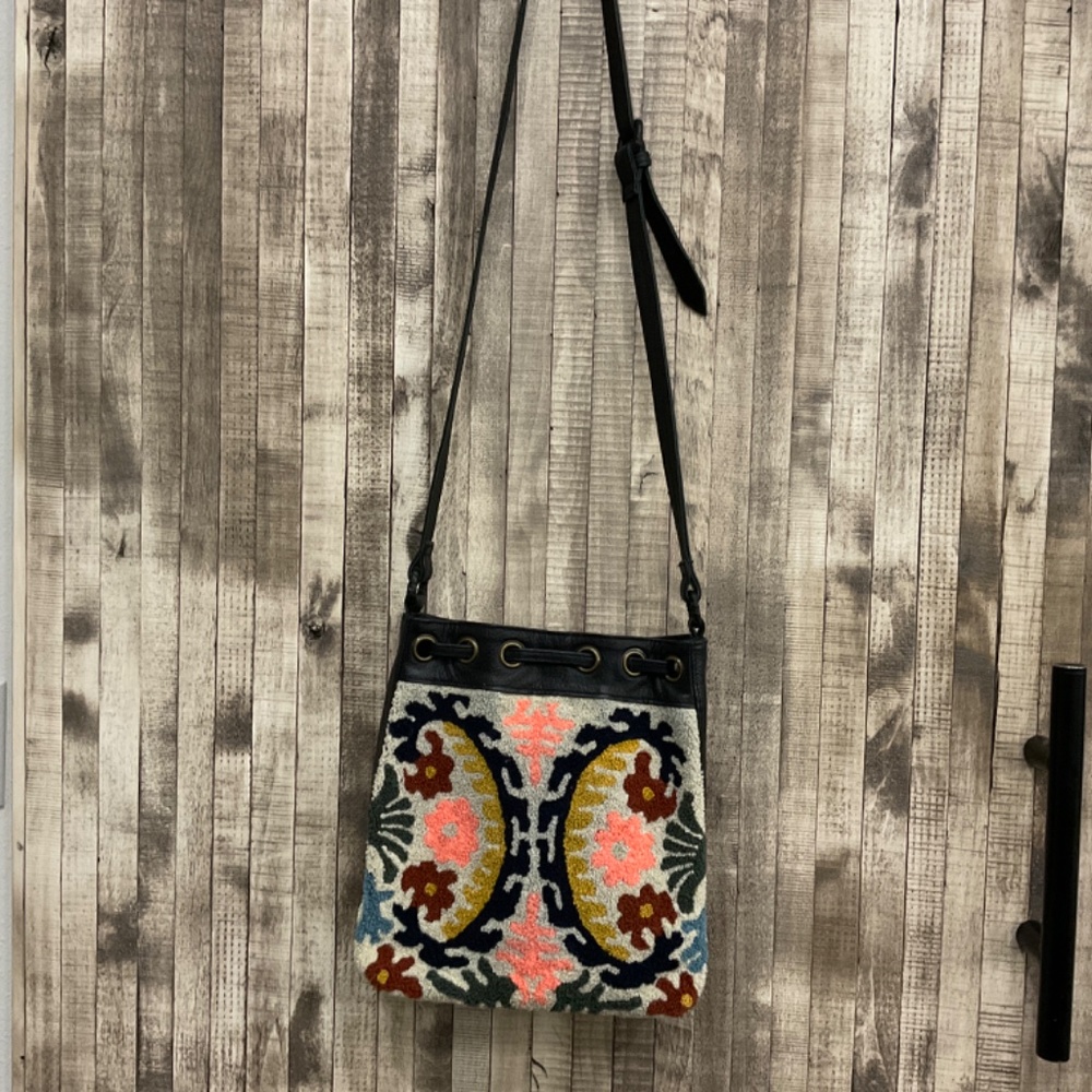CLEOBELLA FIBER /LEATHER SHOULDER BAG/ - Picture 3 of 8